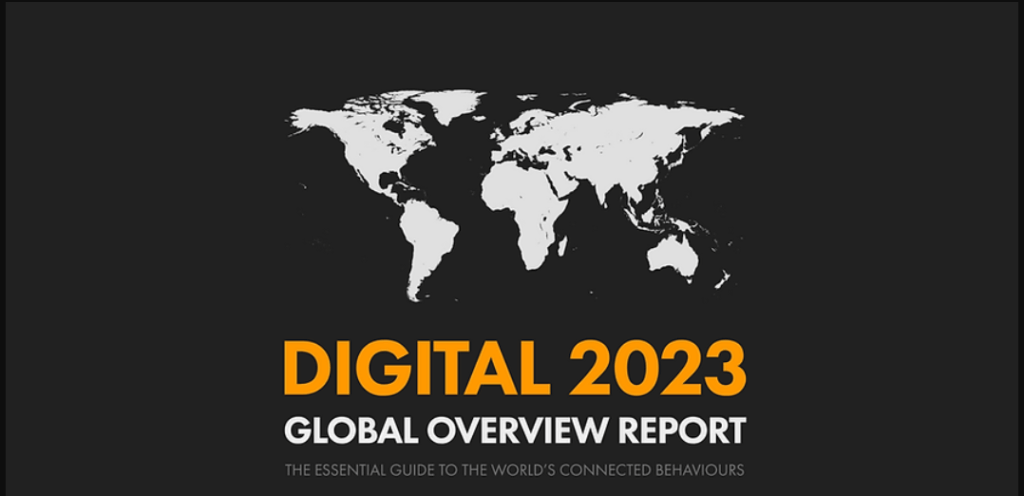 RELATÓRIOS DO DIGITAL GLOBAL OVERVIEW: de 2020 a 2023.